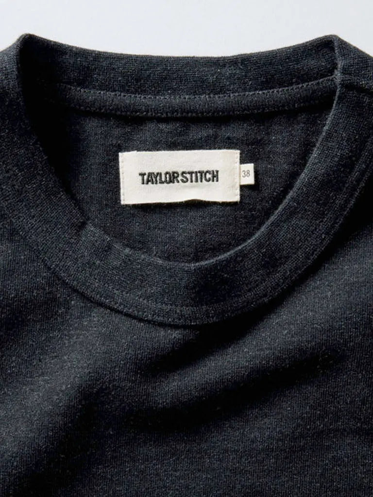 Organic Cotton Shop Tee- Coal Twist Taylor Stitch