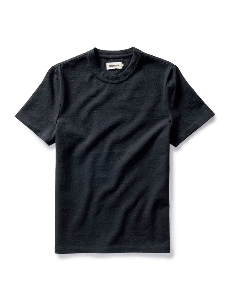 Organic Cotton Shop Tee- Coal Twist Taylor Stitch