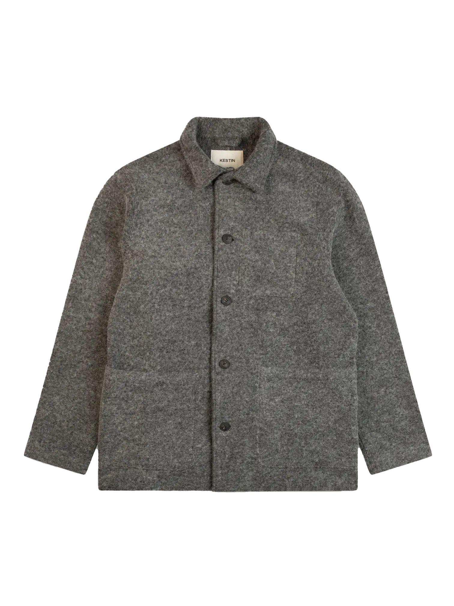 Ormiston Jacket- Grey Wool Kestin