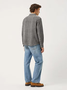 Pigment Dyed Waffle Shirt- Grey Corridor Shirts