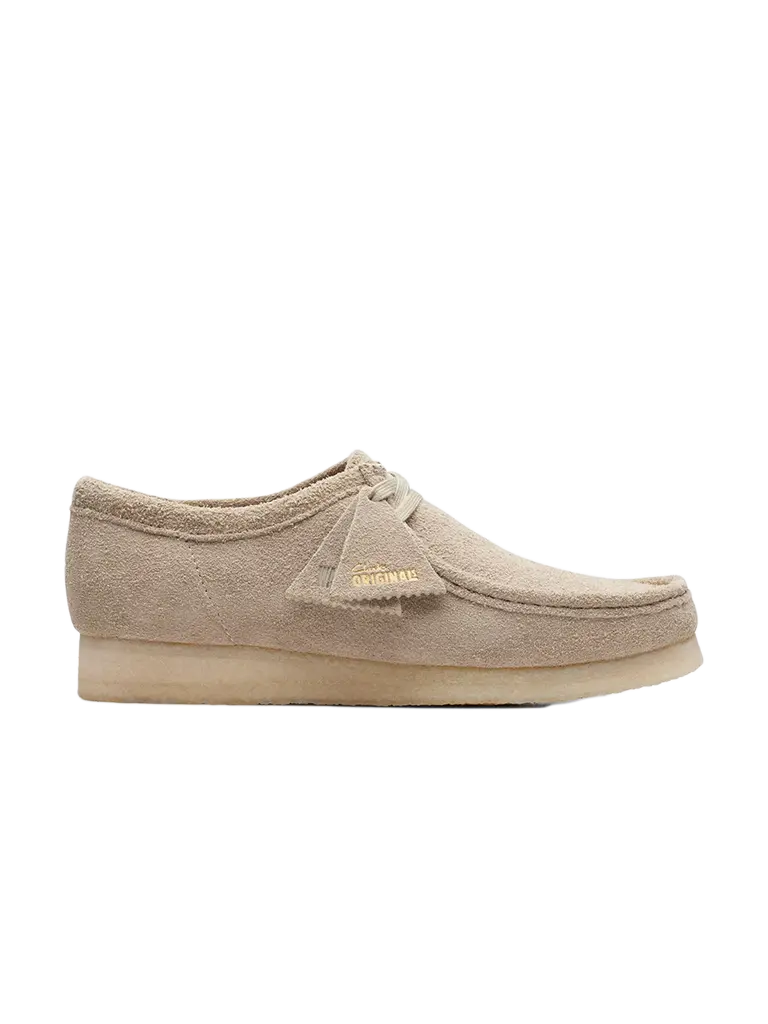 Clarks Wallabee Pale Grey Suede 8