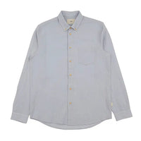 Relaxed Fit Shirt- Mist Linen Grid