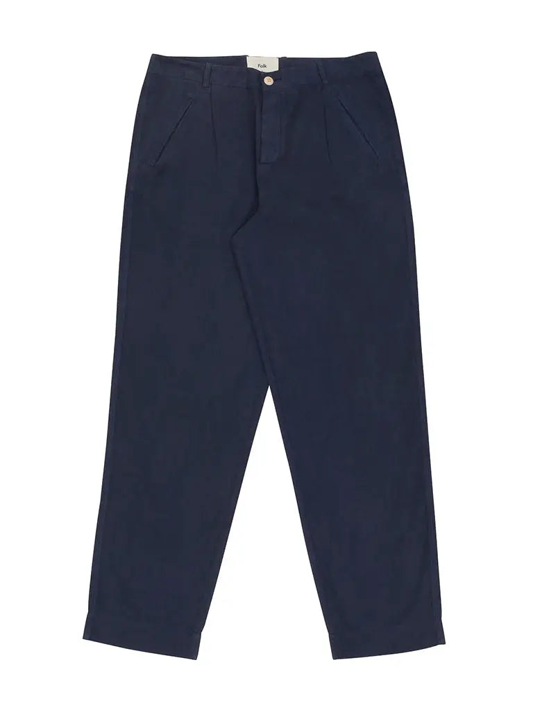 Assembly Pant- Navy Summer Twill Folk