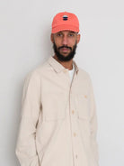 6 Panel Cap- Coral Moon Folk