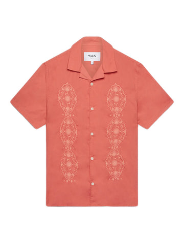 Didcot S/S Shirt-Coral Trio