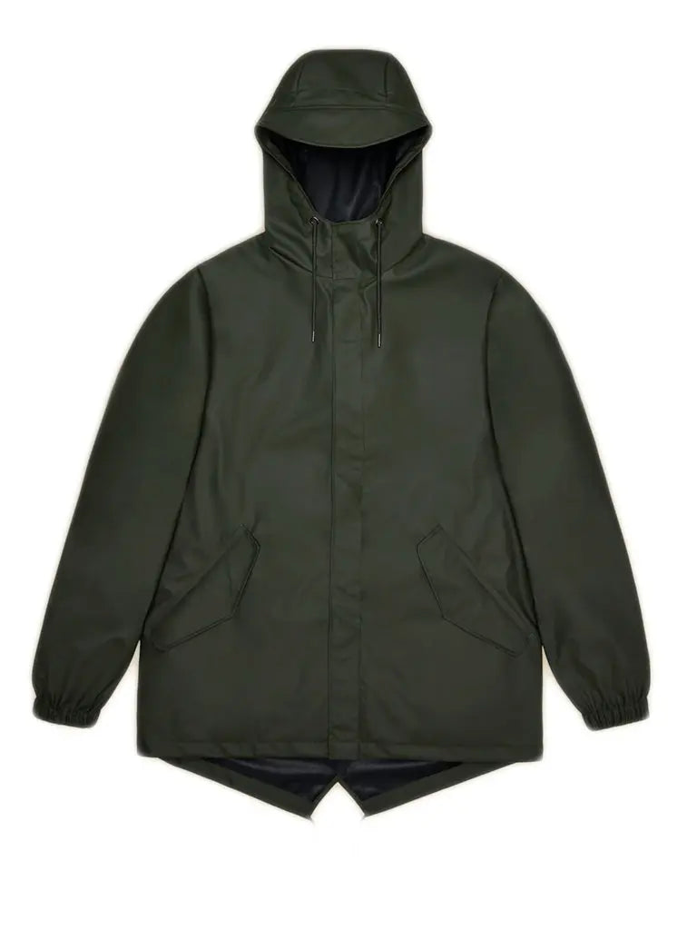 Rains | Fishtail Jacket- Green – Eames NW