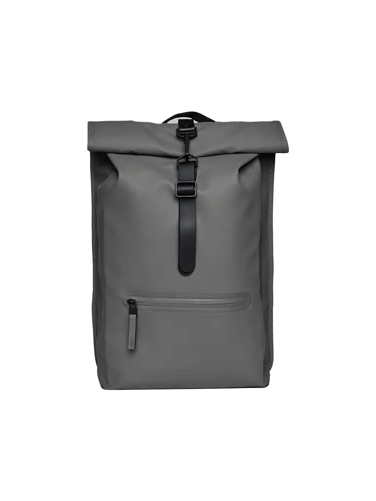 Rolltop Rucksack- Black (Copy) Rains