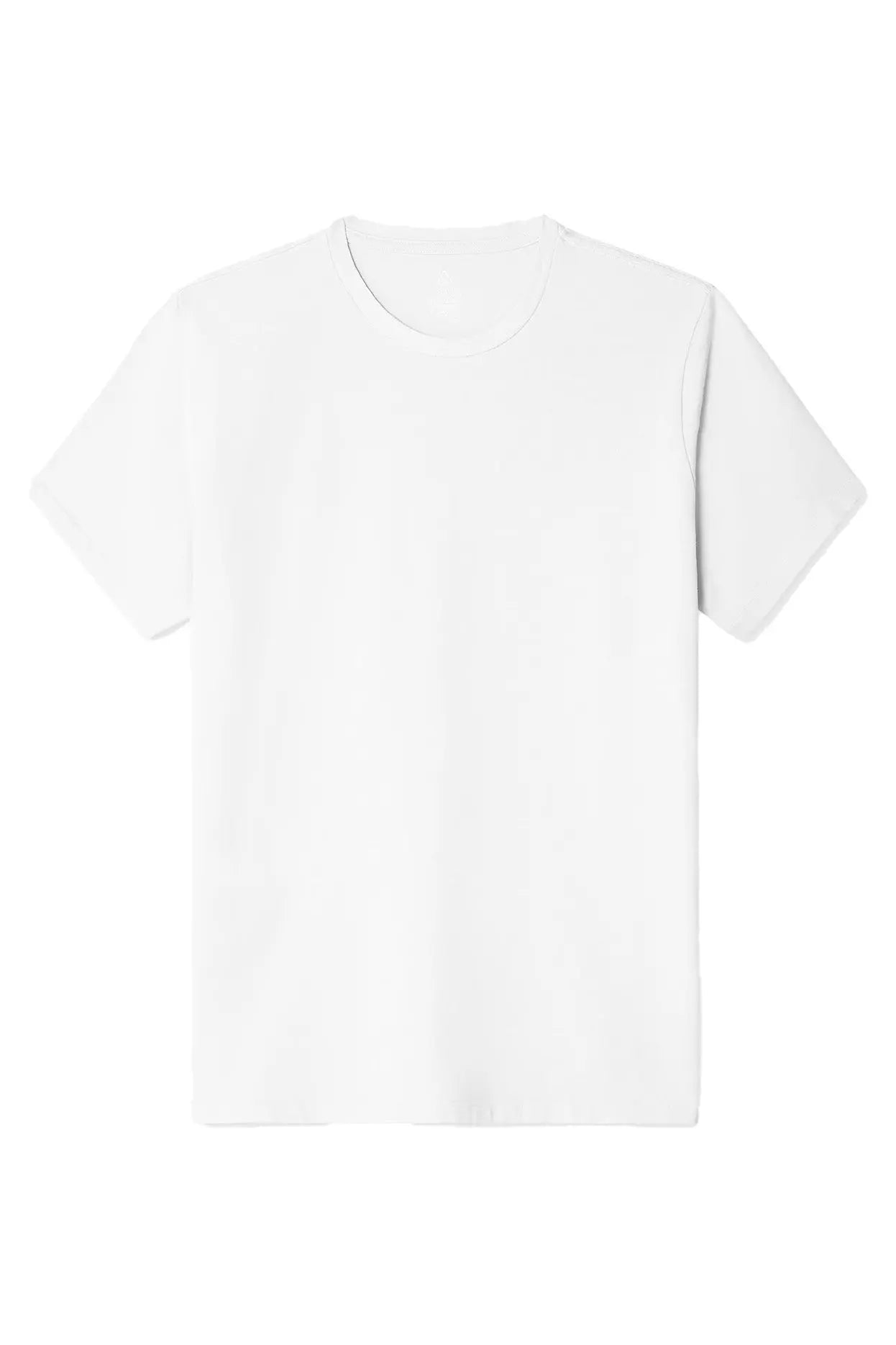 Recycled Cotton Crew Tee- White - Eames NW