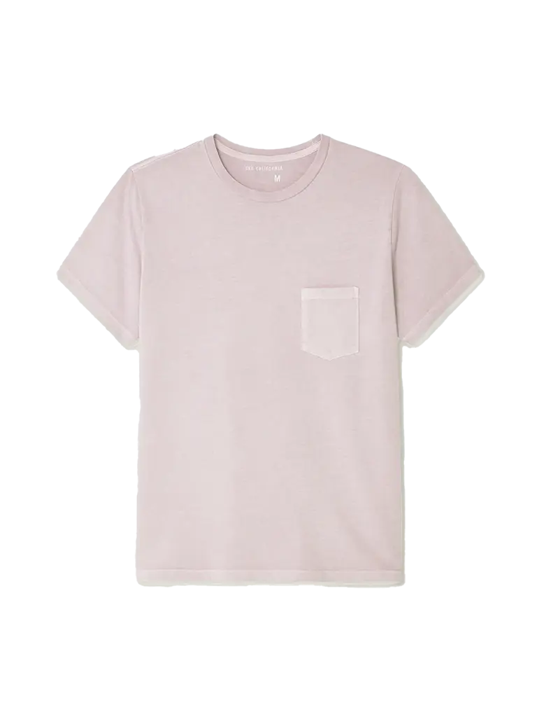 Recycled Cotton Pocket Tee- Petal - Eames NW