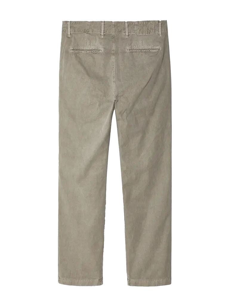 Distressed Button Fly Chino- Khaki Save Khaki United