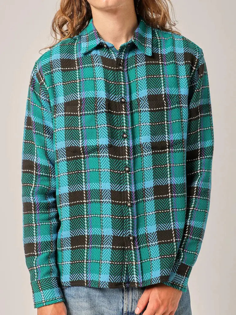 Acid Plaid- Tacoma Blue - Eames NW