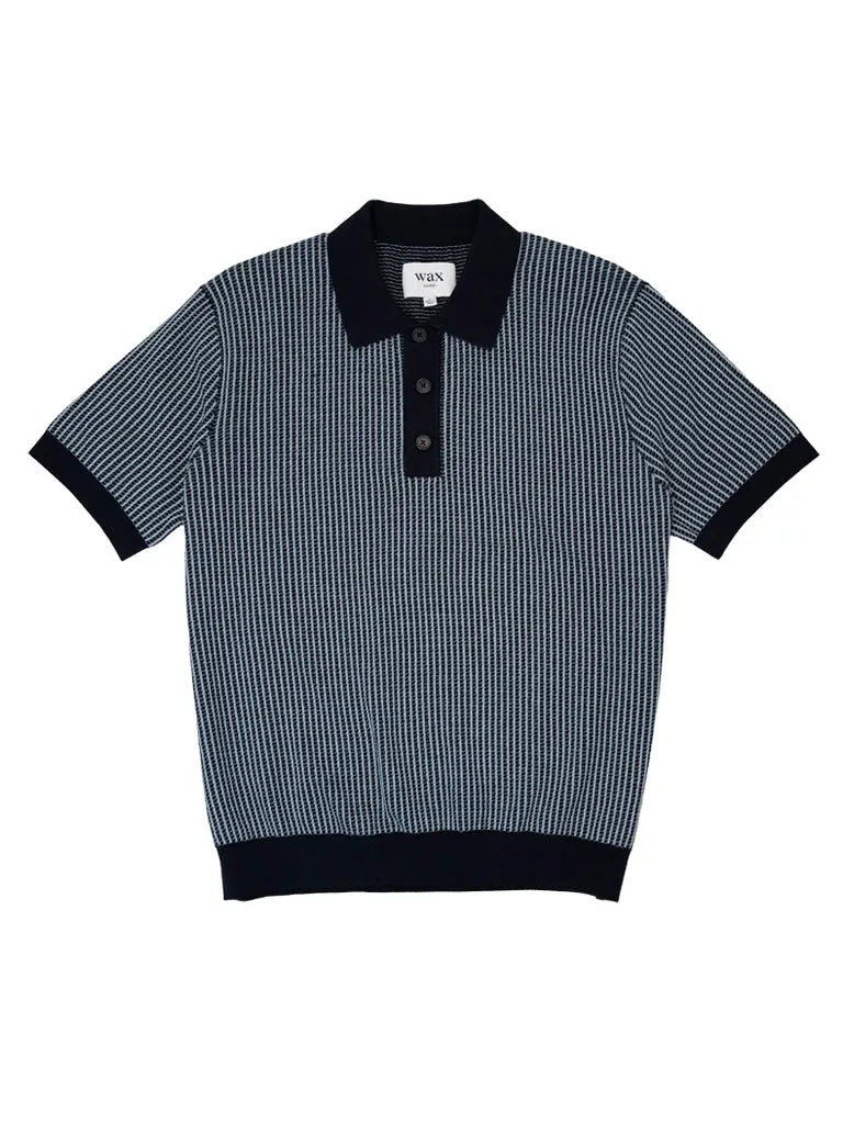 Palace London knitted polo black Size l Palace London Knitted Polo