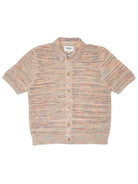 Tellaro Short Sleeve Shirt- Multicolor Twist Wax London