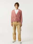 Acid Wash Cardigan- Red Corridor Sweaters