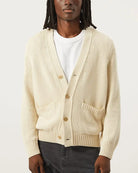 Acid Wash Cardigan- Natural Corridor Sweaters