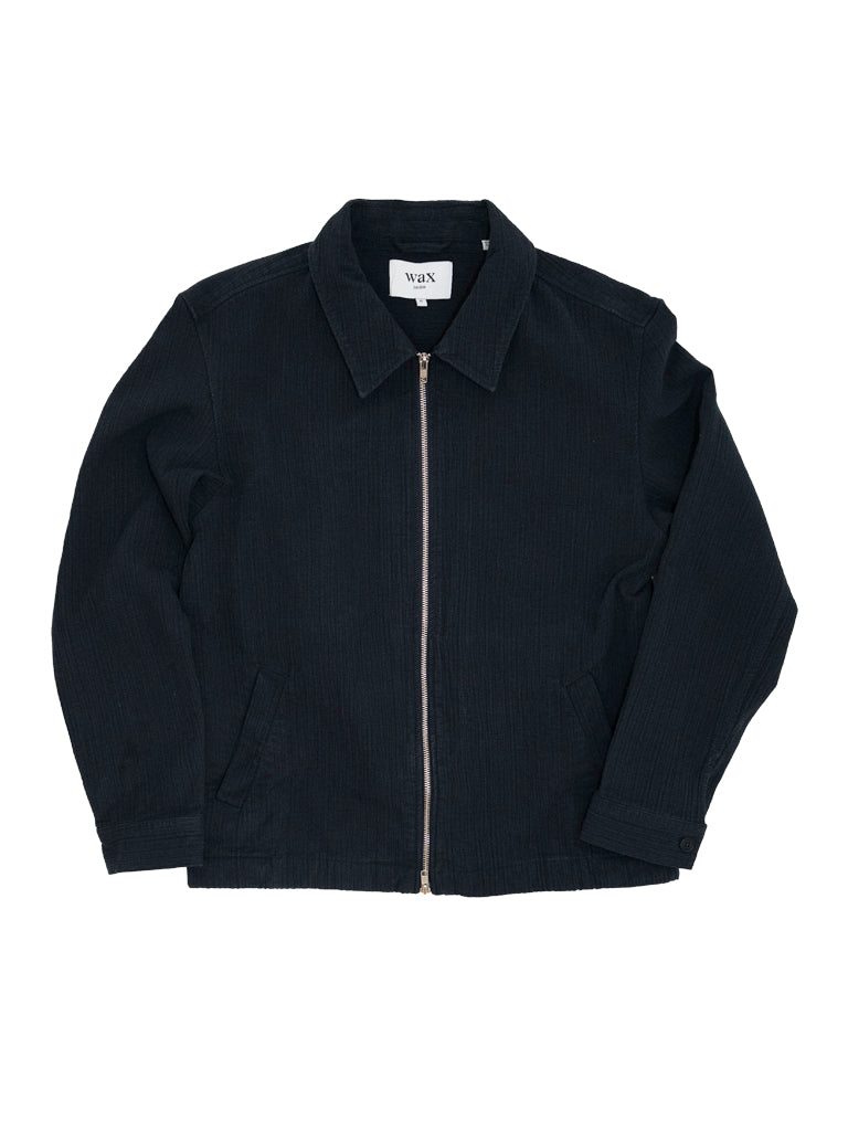 Eldon- Navy Crinkle Wax London Jackets