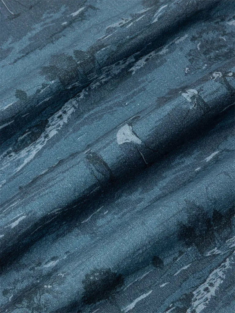 Crammond Shirt- French Blue Golf Print Kestin Shirts