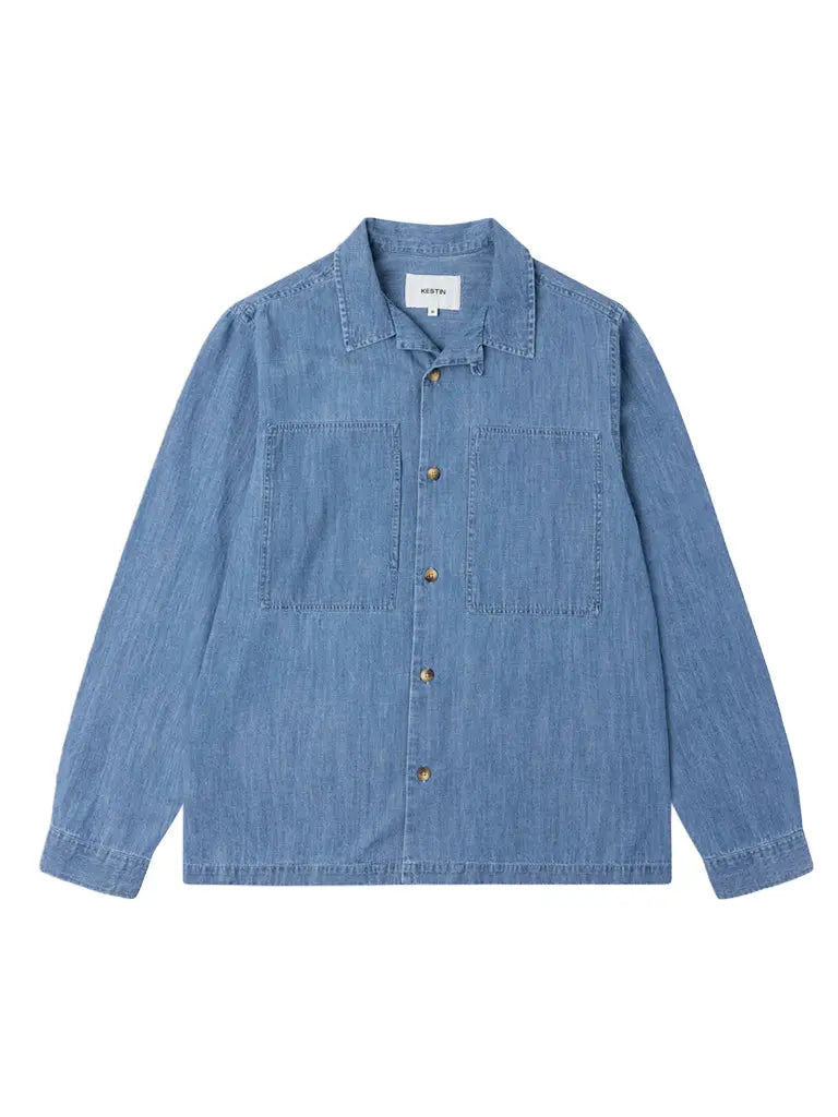 Durno Overshirt- Washed Denim Kestin Shirts