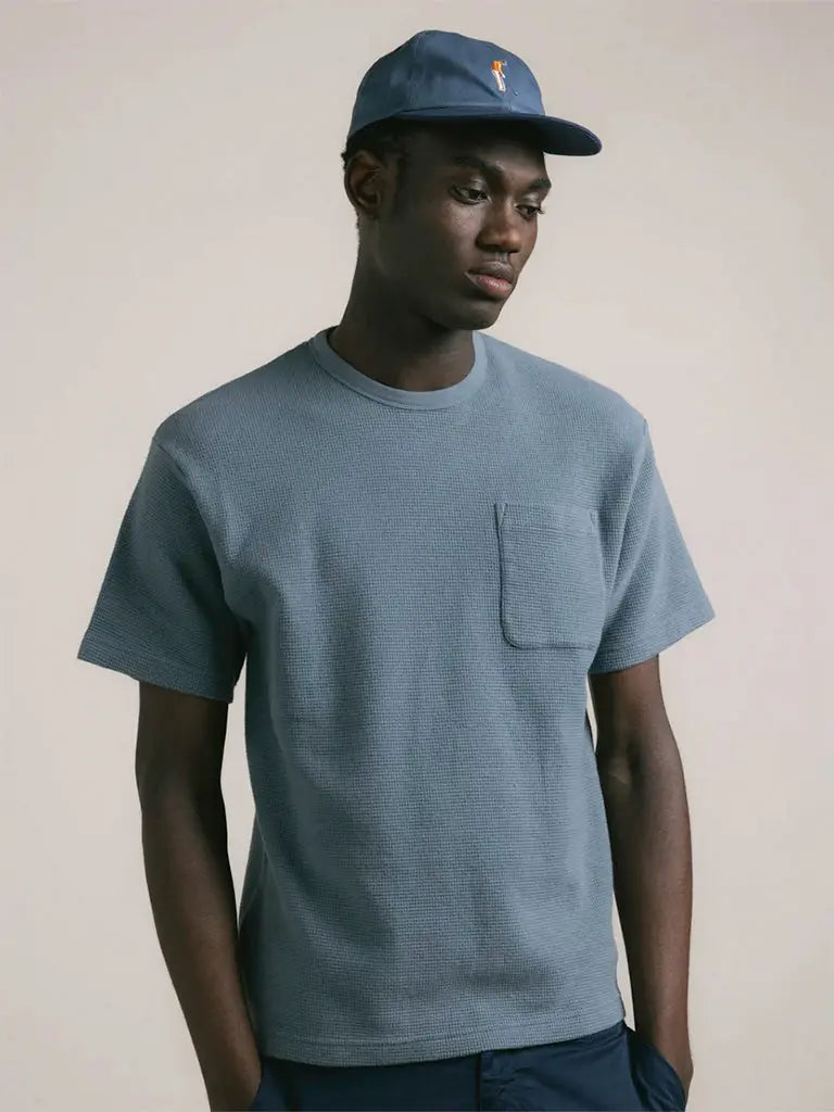 Leuchars Cap- FrenchBlue/Navy Golf Embroidery Kestin Hats