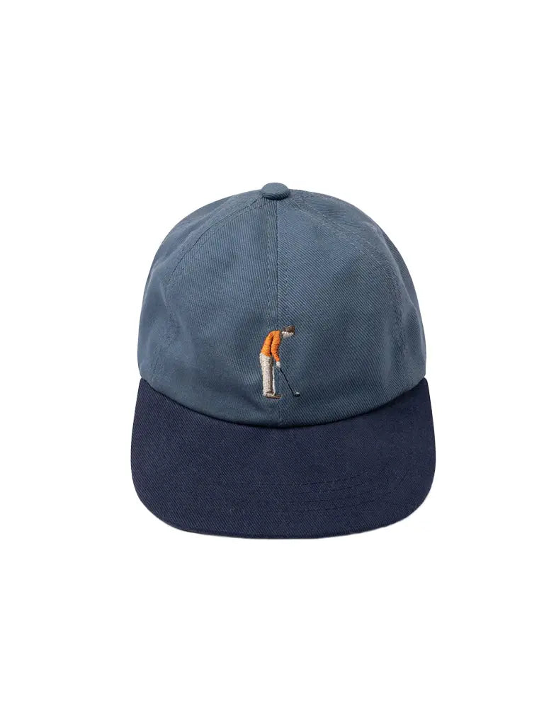 Leuchars Cap- FrenchBlue/Navy Golf Embroidery Kestin Hats