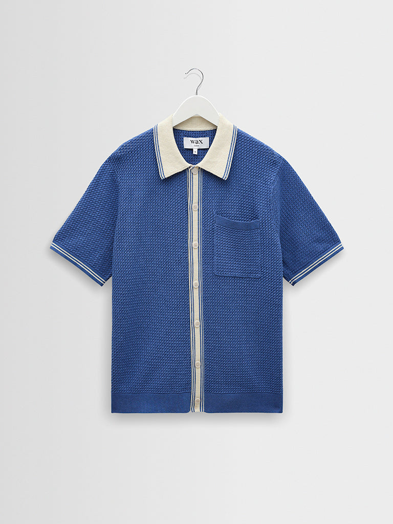 Belle- Blue Tipped Pointelle (Copy) Wax London Shirts
