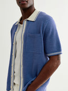 Belle- Blue Tipped Pointelle (Copy) Wax London Shirts