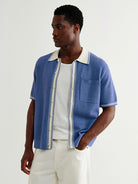 Belle- Blue Tipped Pointelle (Copy) Wax London Shirts