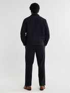 Aldred Overshirt- Black Wax London Jackets