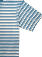 MIJ Stripe Tee- Denim Velva Sheen Tee Shirts