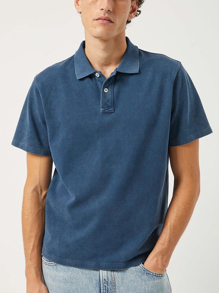 Pique Polo- Navy Corridor Shirts