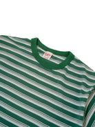 MIJ Stripe Tee- Green Velva Sheen Tee Shirts