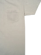 Pigment Dyed Crew Pocket Tee- Grey Velva Sheen Tee Shirts