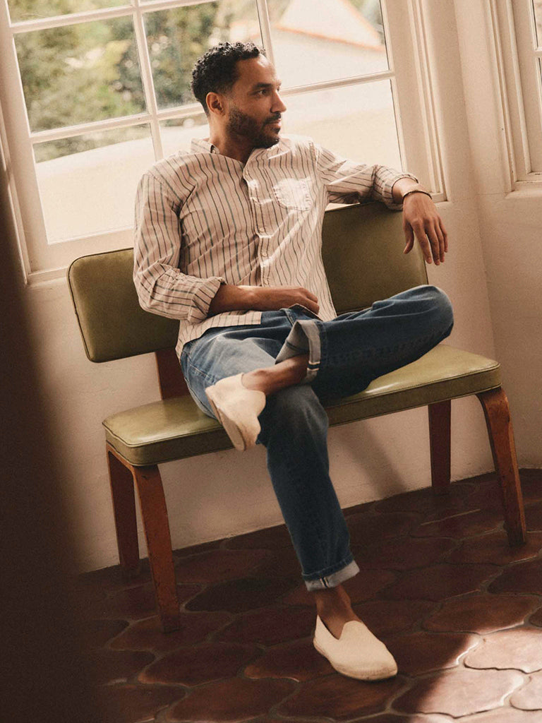 Jack in Algiers Stripe Taylor Stitch Shirts