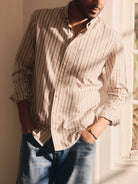 Jack in Algiers Stripe Taylor Stitch Shirts