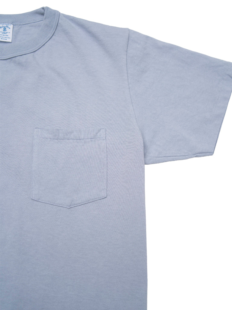 Pigment Dyed Crew Pocket Tee- Fuji Velva Sheen Tee Shirts