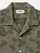 Hawthorne Shirt- Burnt Olive Floral Jacquard Taylor Stitch Shirts