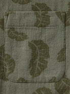 Hawthorne Shirt- Burnt Olive Floral Jacquard Taylor Stitch Shirts