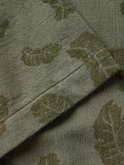 Hawthorne Shirt- Burnt Olive Floral Jacquard Taylor Stitch Shirts