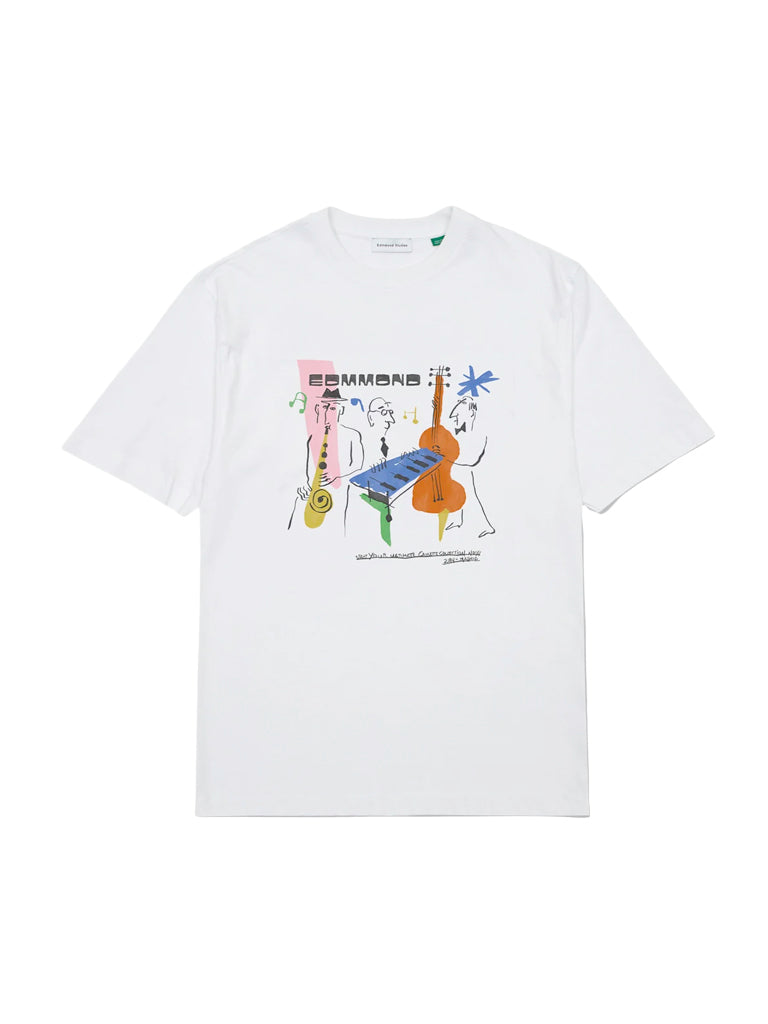 Cassette Tee- White Edmmond Studios Tee Shirts