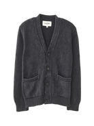 Acid Wash Cardigan- Black Corridor Sweaters