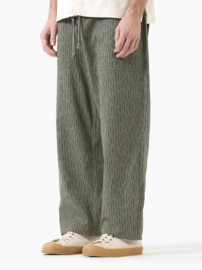 Chef Pants- Green Raindrop Camo Service Works Pants