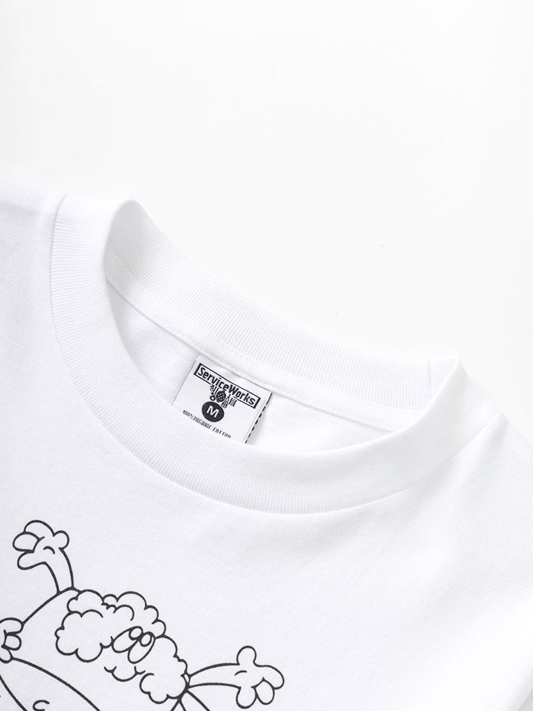 Pots & Pans Tee- White Service Works Tee Shirts