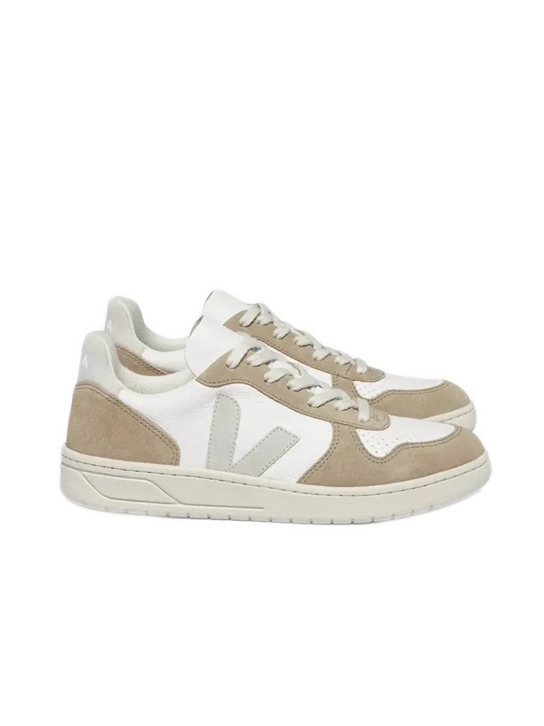 V-10 Chromefree Leather- White/Natural/Sahara - Eames NW