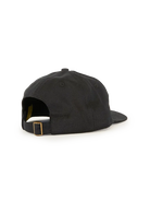 Cotton Twill Moleskin 6 Panel Hat- Black Lite Year