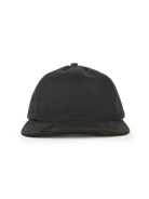 Cotton Twill Moleskin 6 Panel Hat- Black Lite Year