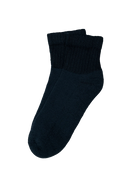 Solids Quarter Crew- Navy American Trench Socks
