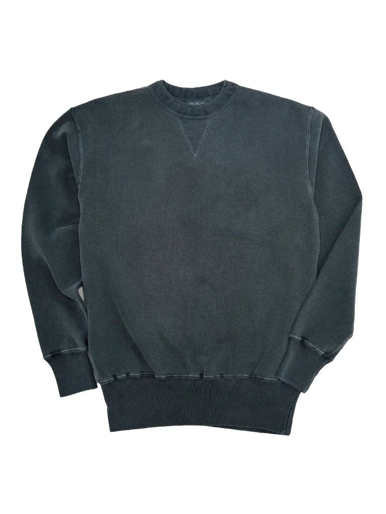 Laniakea Crew Neck- Pigment Dyed Blue Graphite Sunray Sportswear