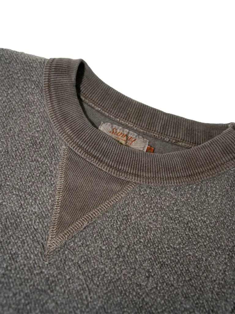 Aekainal Reversed Fleece Sweatshirt- Pigment Dyed Turkish Coffee Sunray Sportswear