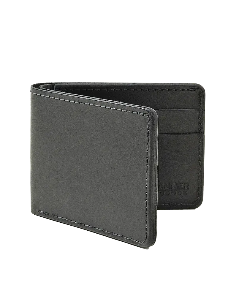 Utility Bifold- Black Tanner Goods