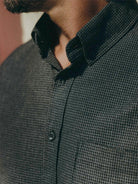 Jack Shirt- Coal Jaspe Check Oxford Taylor Stitch Shirts